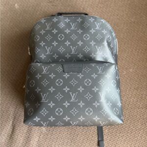 Louis Vuitton Discovery Gun Metal Hardware Backpack PM Black Canvas